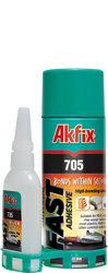 Akfix - Akfix 705 Profesyonel Hızlı Yapıştırıcı 400 ml + 100 gr