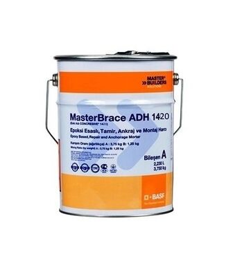 Basf MasterBrace ADH 1420 Epoksi Esaslı Solventsiz Akıcı Kıvamda Yapıştırıcı 5 kg set