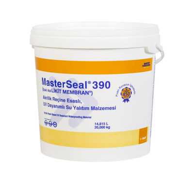 Basf MasterSeal 390 Akrilik Reçine Esaslı UV Dayanımlı Su Yalıtım Malzemesi 