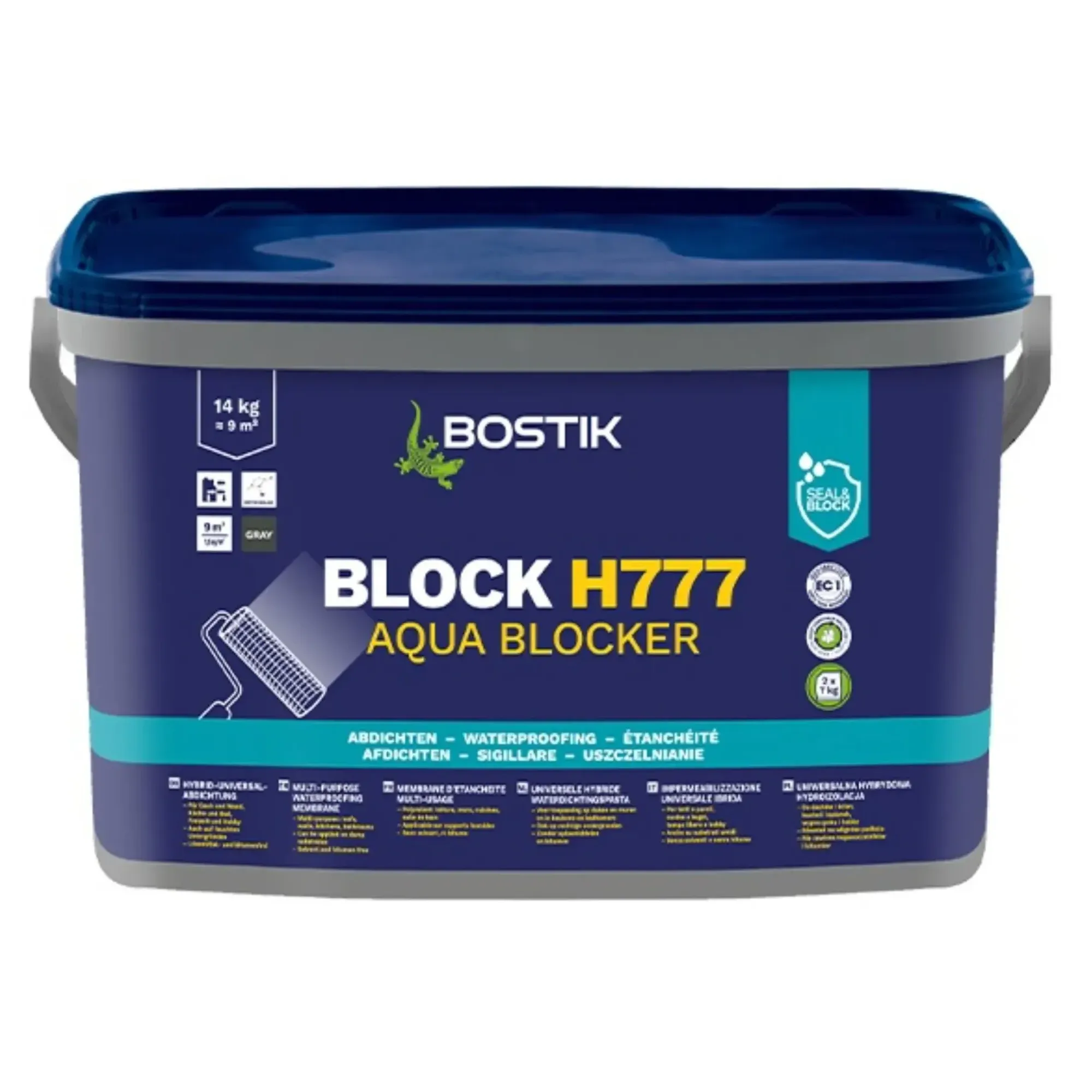 Bostik - Block H777 Aqua Blocker SMP Esaslı Su Yalıtım Malzemesi 14 kg