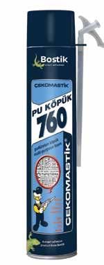 Bostik Çekomastik 760 Poliüretan Köpük 600 gr 16 adet koli