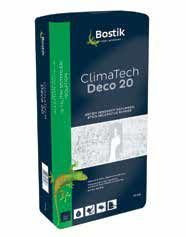 Bostik ClimaTech Deco 20 S Dekoratif Kaplama Tane Dokulu 25 kg