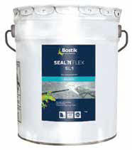 Bostik - Bostik SealNFlex SL 1K Yatay Dilatasyonlar İçin Kendinden Yayılan PU Mastik Gri 25 kg