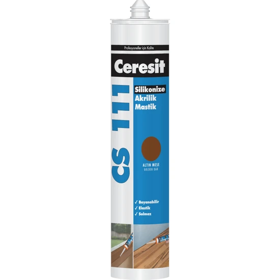 Henkel - Ceresit CS 111 Silikonize Akrilik Mastik 280 ml 24 Adet Koli