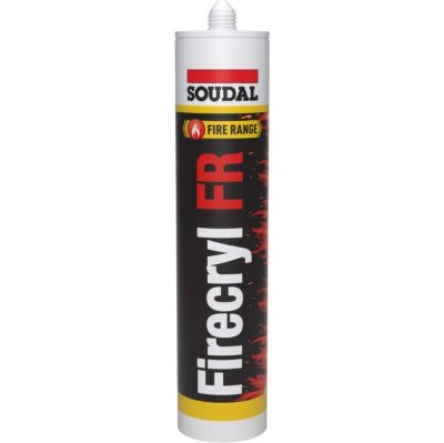 Soudal Firecryl FR Yangına Dayanıklı ve Yangın Geciktirici Akrilik Mastik 310 ml Beyaz