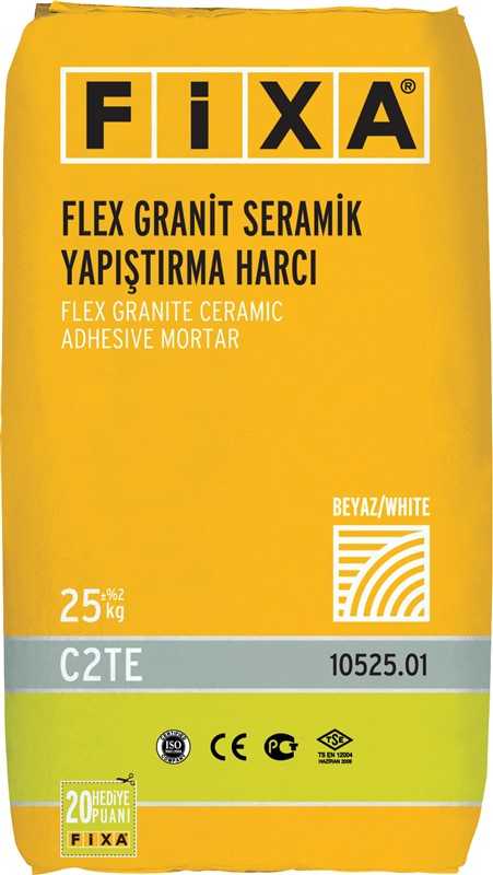 Fixa Flex Granit Seramik Yapistirma Harci Beyaz 25 Kg Adsblock Yapistirma Harclari Fixa Fixa Flex Granit Seramik Yapistirma Harci Beyaz 25 Kg Adsblock Yapistirma Harclari Fixa