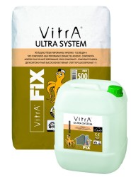 Vitra Fix - Vitra Fix Ultra System Yüksek performanslı Çift Bileşenli Çok Esnek Porselen Karo Yapıştırıcısı 25,4 kg