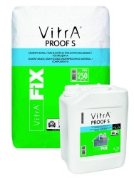 Vitra Fix - Vitra Fix Proof S İki Bileşenli Yarı Elastik Su Yalıtım Malzemesi Gri 26,25 kg set