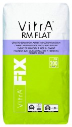 Vitra Fix - Vitra Fix RM Flat İnce Dolgulu Boya Altı Sıva 0-3 mm Beyaz 25 kg