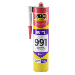 Sika - Sika ABC 991 Butil Mastik 310 ml Gri 30 adet koli