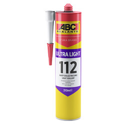 Sika - Sika ABC 112 Ultra Light Hafif Dolgu Macunu 310 ml Beyaz 30 adet koli