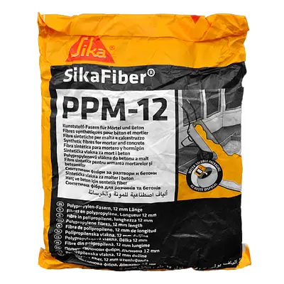 SikaFiber PPM-12 Beton ve Harç için Polipropilen Lif 600 gr