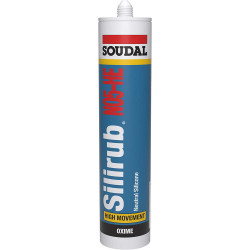 Soudal - Soudal Silirub NO5-HE Nötr Dış Cephe Derz Dolgu Silikonu 300 ml