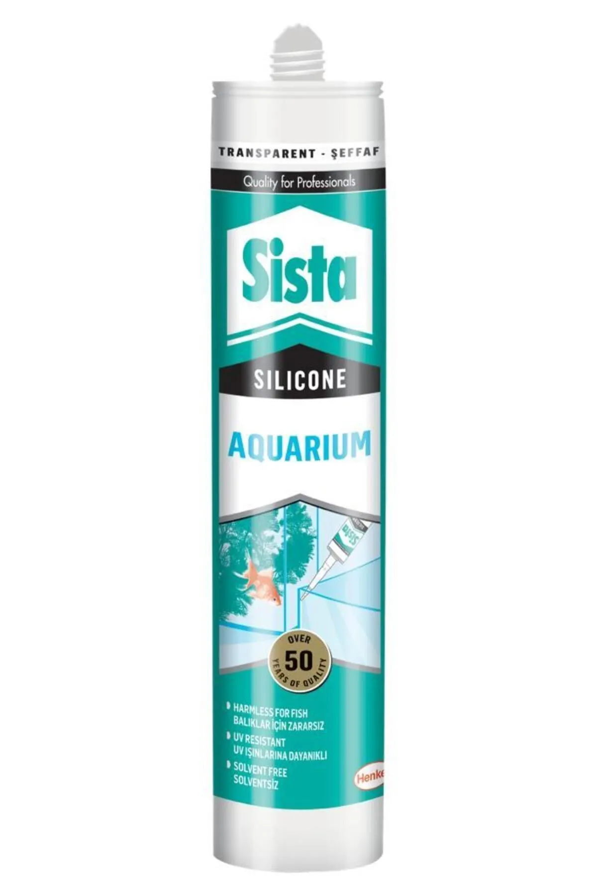 Henkel - Sista Akvaryum Silikonu 310 ml 20 Adet Koli
