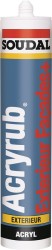 Soudal - Soudal Acryrub Exterior Facades+ Dış Cephe Akrilik Mastik 310 ml 30 adet koli