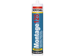 Soudal - Soudal Montage 125 Akrilik Yapıştırıcı 310 ml Beyaz 30 adet koli