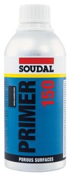 Soudal - Soudal Primer 150 Sentetik Reçine Silikon ve Hibrit Yüzey Dolgu Astarı 500 ml Şeffaf 6 adet koli