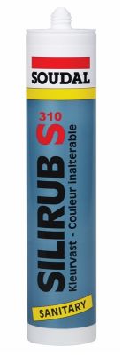 Soudal Silirub S310 Genel Amaçlı Antibakteriyel Silikon 310 ml 30 adet koli 