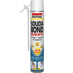 Soudal - Soudal Soudabond Easy Manuel Mantolama Yapıştırıcı Poliüretan Köpük Pipetli 750 ml 12 adet koli