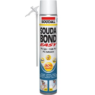 Soudal Soudabond Easy Manuel Mantolama Yapıştırıcı Poliüretan Köpük Pipetli 750 ml 12 adet koli