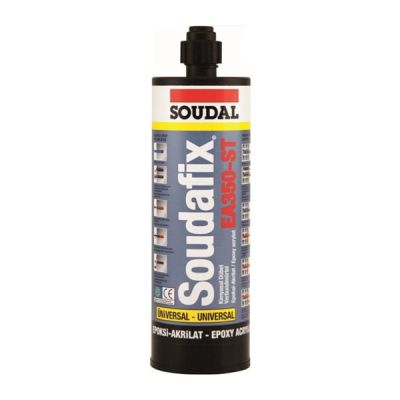 Soudal Soudafix EA350-ST Epoxy Kimyasal Dübel 410 ml 12 adet koli