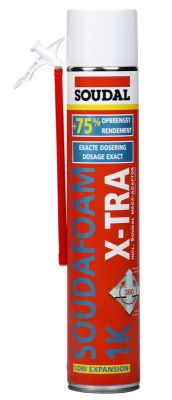 Soudal Soudafoam 1K X-tra Adaptor Mega Poliüretan Köpük 750 ml 12 adet koli