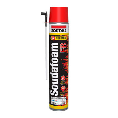 Soudal Soudafoam FR Yangına Dayanıklı ve Yangın Geciktirici Poliüretan Köpük Manuel 750 ml 12 adet koli