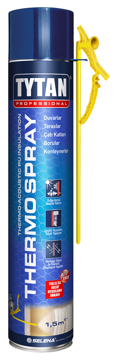 Tytan Profesional Thermospray Thermo Akustik PU Yalıtım Köpüğü 870 ml