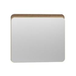Vitra - Vitra Aydınlatmalı Ayna Hareli Doğal Ahşap 80 cm 56163