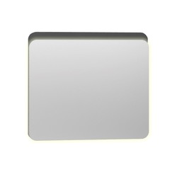 Vitra - Vitra Aydınlatmalı Ayna Parlak Antrasit 80 cm 56162