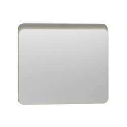 Vitra - Vitra Aydınlatmalı Ayna Gri Dokulu Ahşap 80 cm 56164