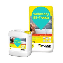 Weber - Weber Dry SS-7 Easy Çimento Esaslı Çift Komponentli Yarı Elastik Su Yalıtım Harcı 26 kg set