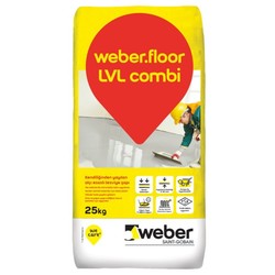 Weber - Weber Floor LVL Combi Kendiliğinden Yayılan Kalsiyum Sülfat Esaslı Tesviye Şapı 20 kg