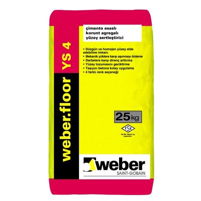 Weber Floor YS 4 Çimento Esaslı Korunt Agregalı Yüzey Sertleştirici 25 kg