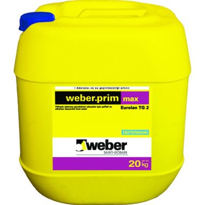 Weber Prim Max Yüksek Aderans Gerektiren Yüzeyler için Alkaliye Dayanıklı Özel Astar 20 kg