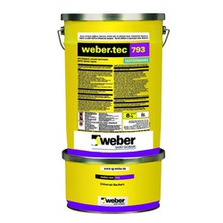 Weber - Weber Tec 793 Çift Bileşenli Solvent İçermeyen Şeffaf Epoksi Reçine 8 kg kombi set