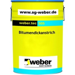 Weber - Weber Tec 905 Bitüm Esaslı Su Yalıtım Malzemesi 33 lt