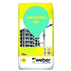 Weber - Weber Tec RK Beton Yüzeyler için Kalın Tesviye Harcı Gri 25 kg