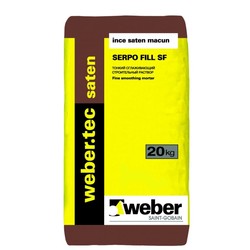 Weber - Weber Tec Saten Serpo Fill SF İnce Saten Macun Beyaz 20 kg