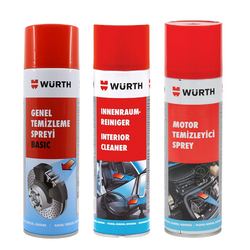 Würth - Würth 3'lü Araç Bakım Seti